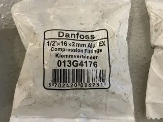 Danfoss compression fittings