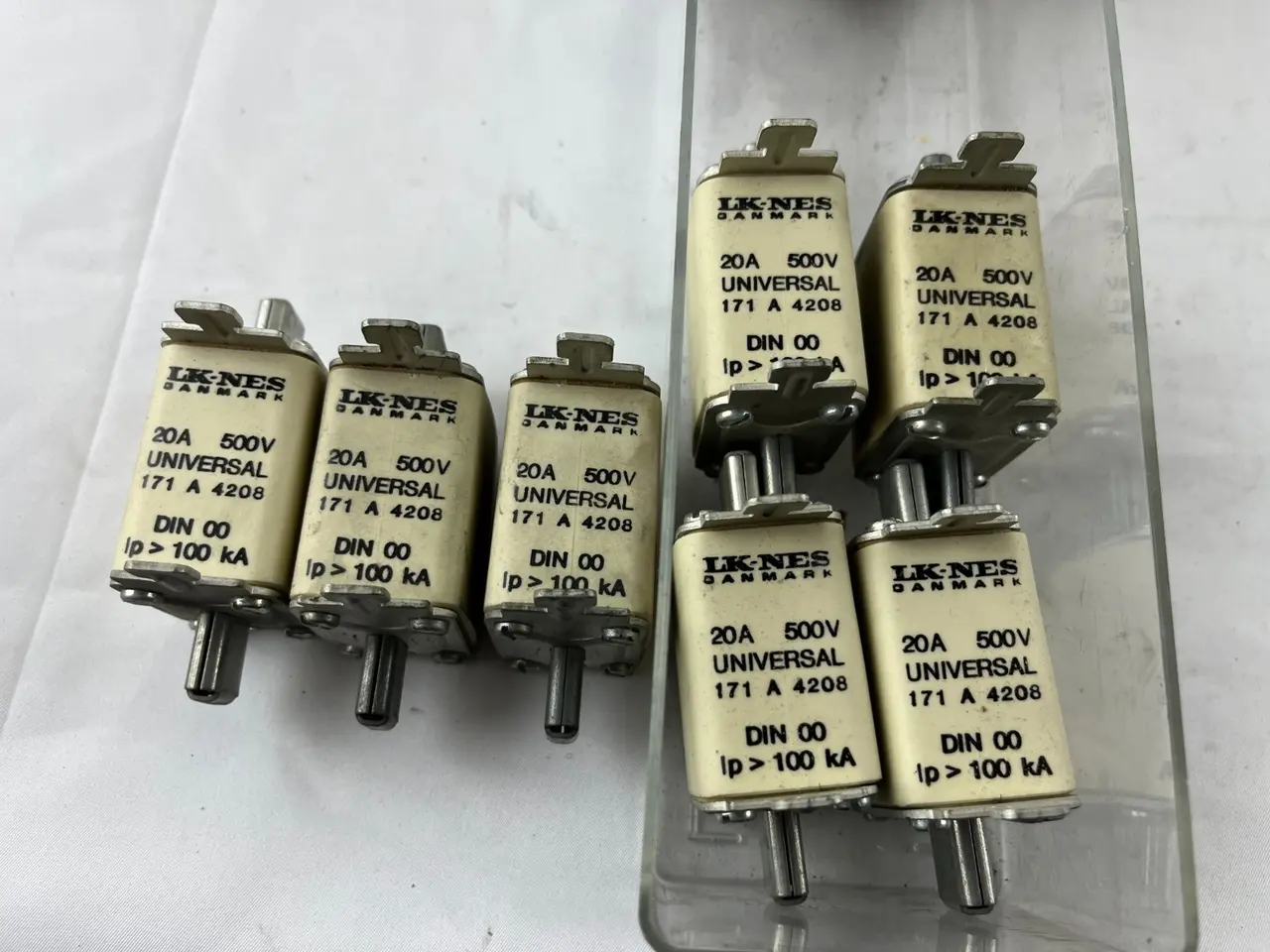 Billede 5 - LK-NES 171 A 4208 Fuse 20A 500V Universal DIN 00