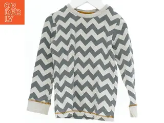 Langærmet bluse med zigzag mønster fra En Fant (str. 92)