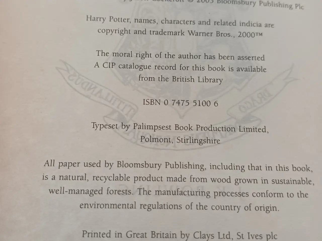 Billede 2 - Harry Potter and the Order of the Phoenix - bog