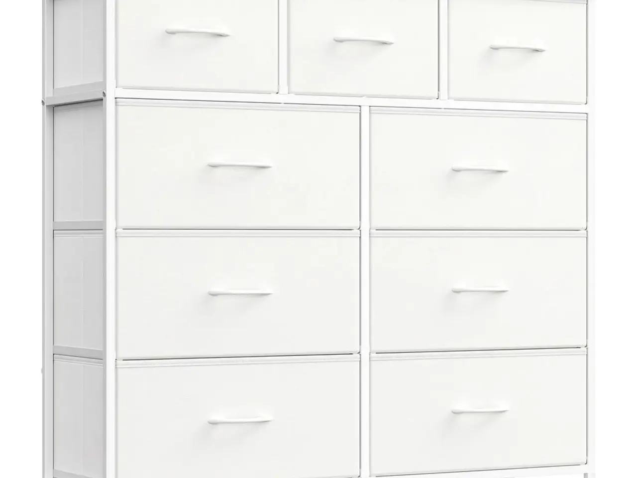 Billede 1 - Kommode med 9 skuffer - Cloud White/Snow White