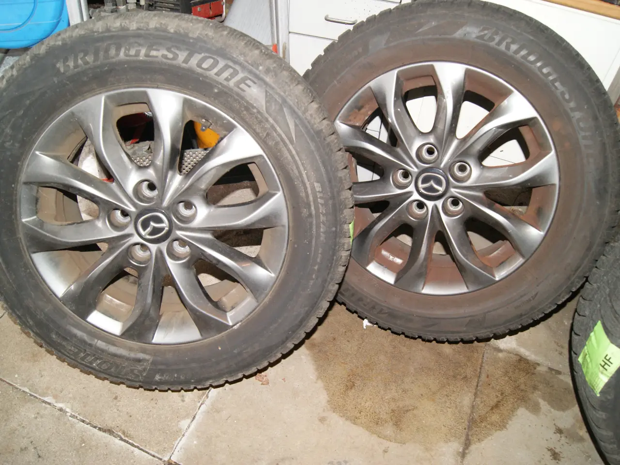 Billede 1 - Bridgestone dæk 16 tommer fra 2008 til Mazda 3