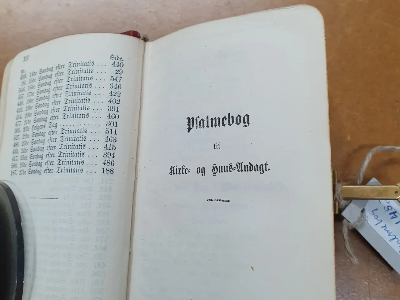 Billede 5 - Gl Psalmebog med beslag, og mange andre salmebøger