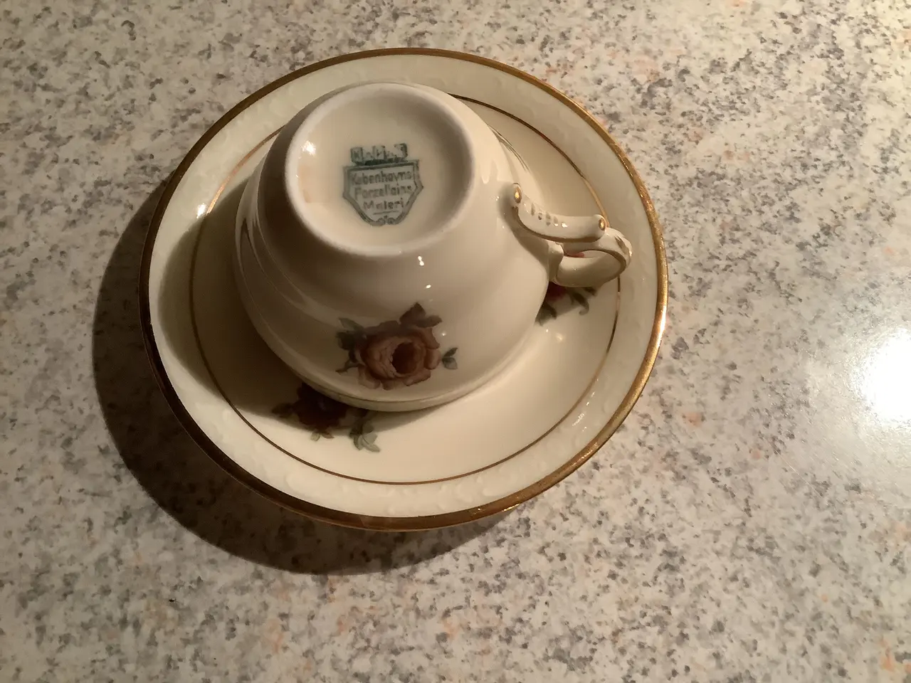 Billede 2 - Københavns Porcelæns maleri helt nyt moccasæt 