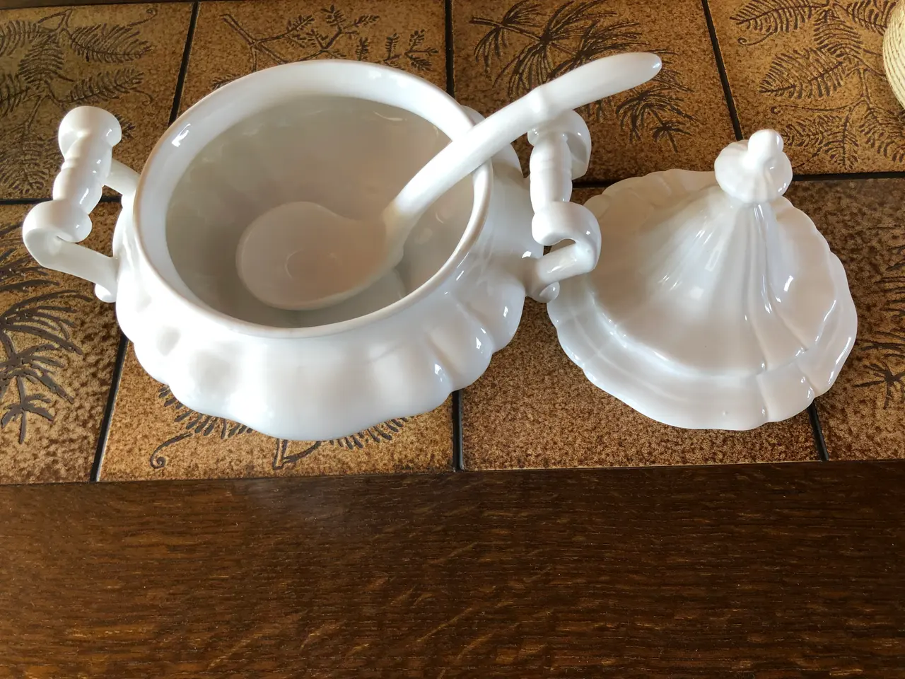 Billede 2 - Punch Bowle / Suppe Tarin i Porcelæn Ny 