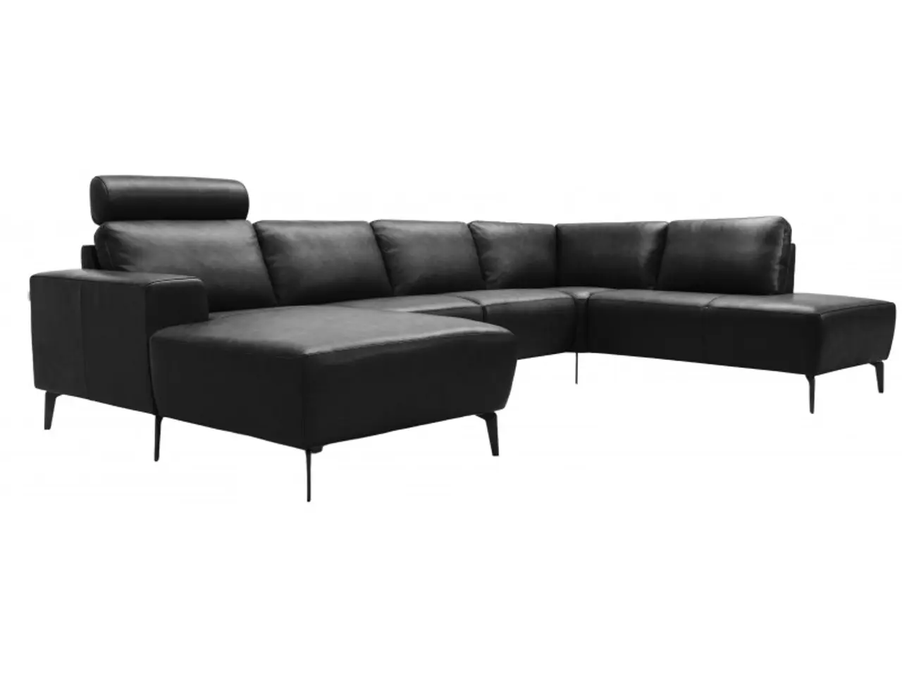Billede 4 - Hjort Knudsen Copenhagen Læder U-sofa - Venstrevendt