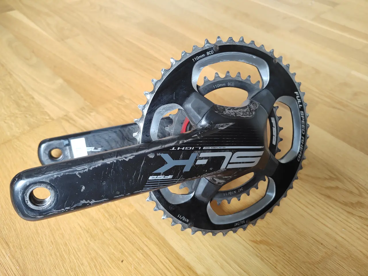 Billede 1 - FSA SL-K Light Carbon Kranksæt