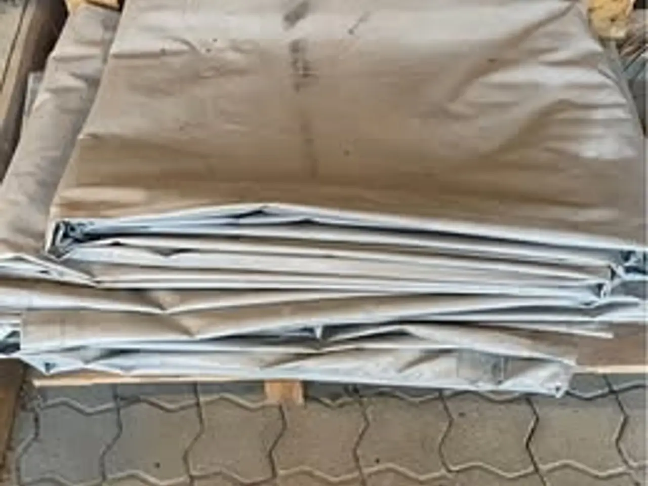 Billede 7 - Sejlbådsstativ på undervogn fra lastbil
