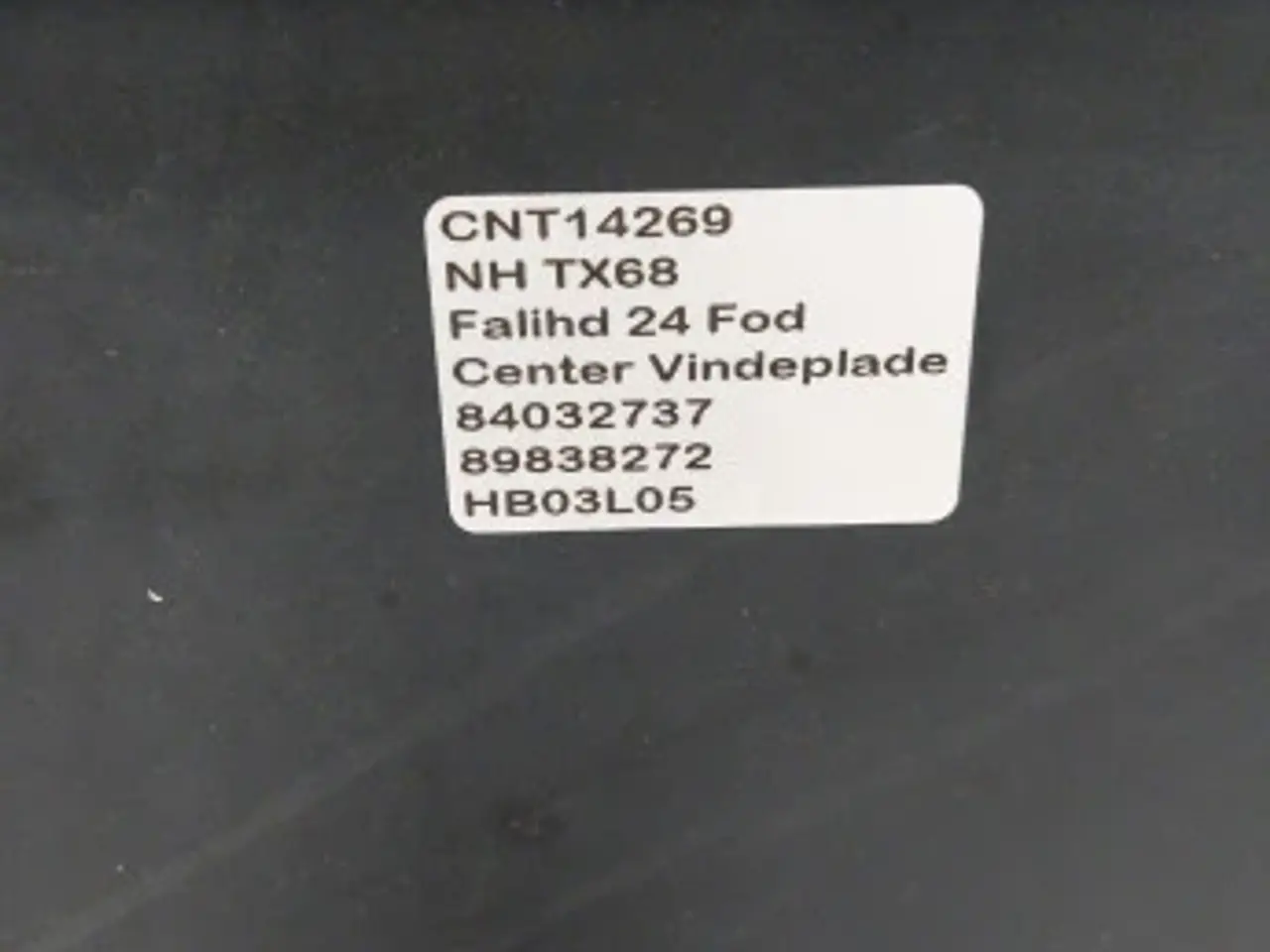 Billede 17 - New Holland TX68 Falihd Center Vindeplade 84032737