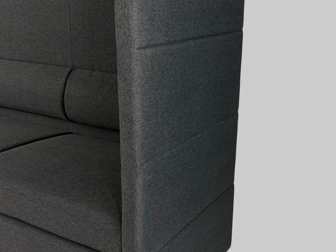 Billede 4 - Office2Go Private Line Sofa – Mørkegrå