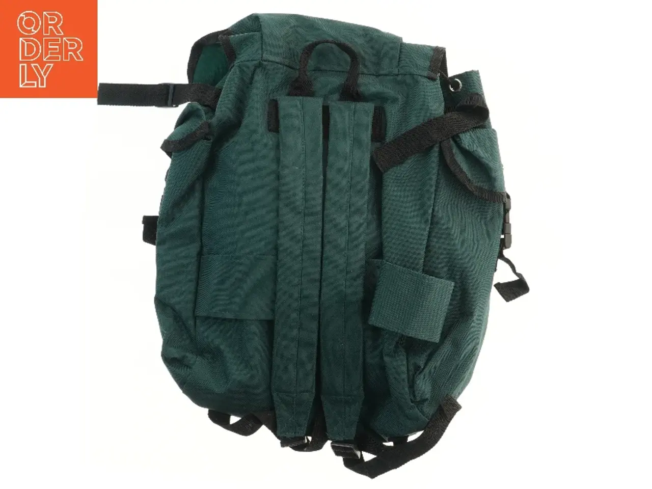 Billede 2 - Grøn rygsæk med stropper (str. 47x39 cm)