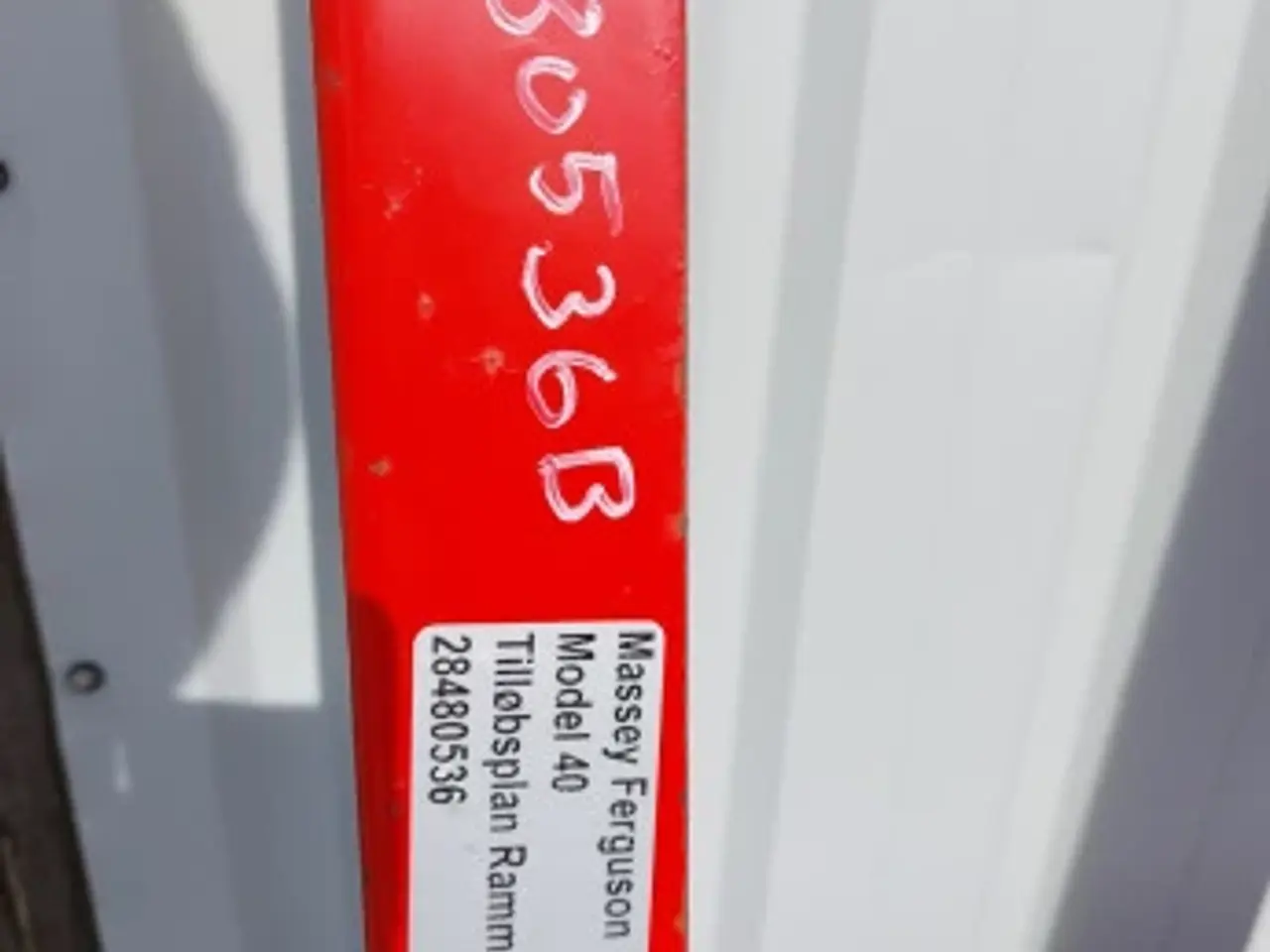 Billede 9 - Massey Ferguson 40 Tilløbsplan Ramme 28480536