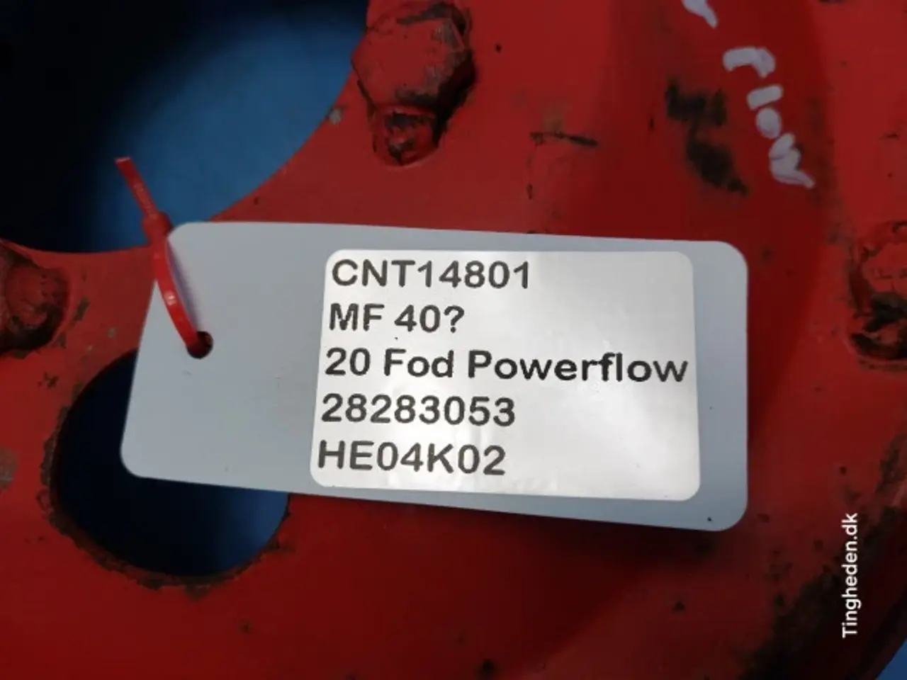 Billede 10 - Massey Ferguson 40 Powerflow 20 Fod Plade 28283053