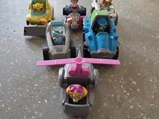 Paw Patrol 6 køretøjer med figurer