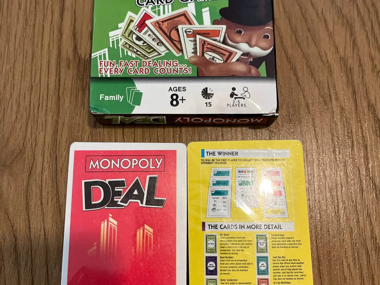 Billede 3 - Monopoly Deal (engelsk) - ny udgave