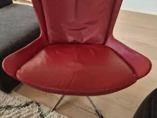 Lænestol i læder