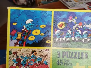 Puzzel spil smølfer