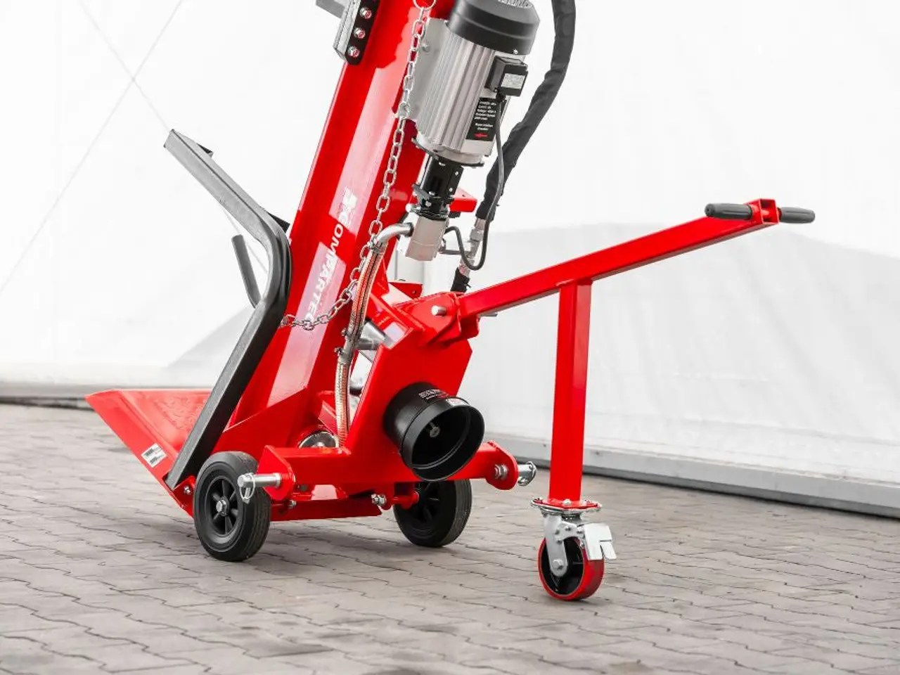 Billede 4 - WoodMaster CWM25E – 25 ton elektrisk brændekløver (lodret)