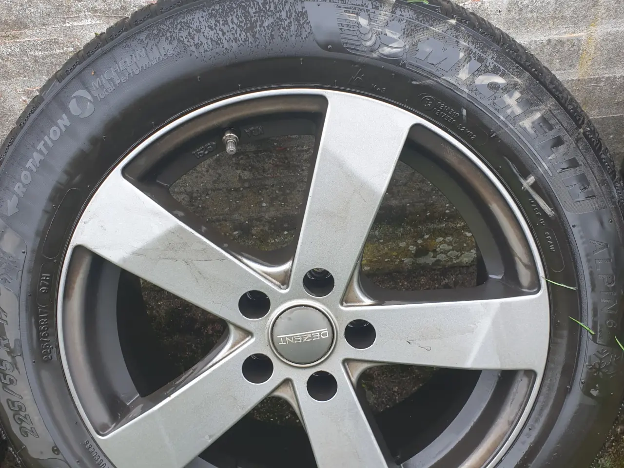 Billede 4 - Mercedes fælge med vinterdæk