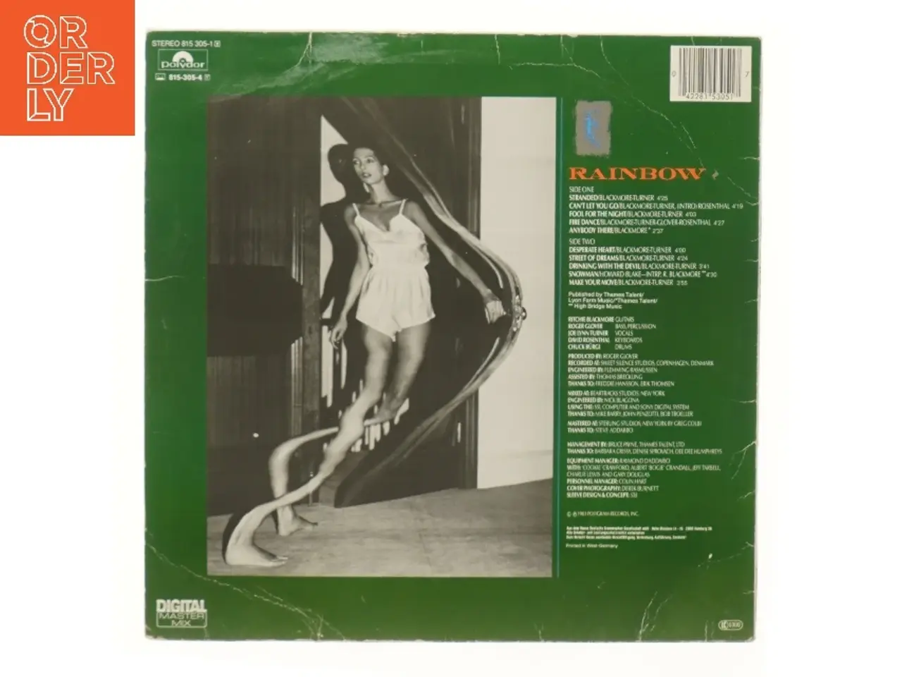 Billede 2 - Rainbow Bent Out of Shape LP Cover fra Polydor