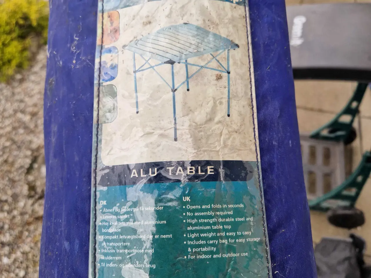 Billede 1 - Fold ud alu bord 