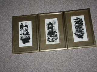 Bjørn Wiinblad 3 billeder 31 cm x 20 cm