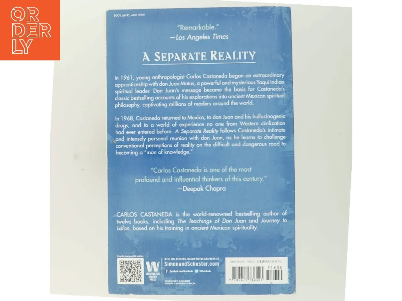 Billede 3 - A separate reality : further conversations with Don Juan af Carlos Castaneda (Bog)