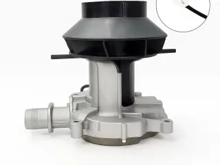 Fan-modul inkl. blæsemotor til 2kw kinafyr