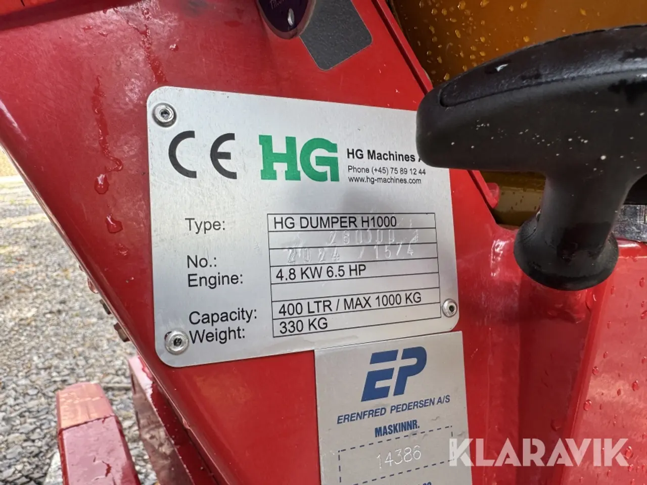 Billede 12 - MiniDumper HG Superskub H1000