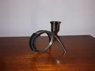 Vintage sølvplet lysestage