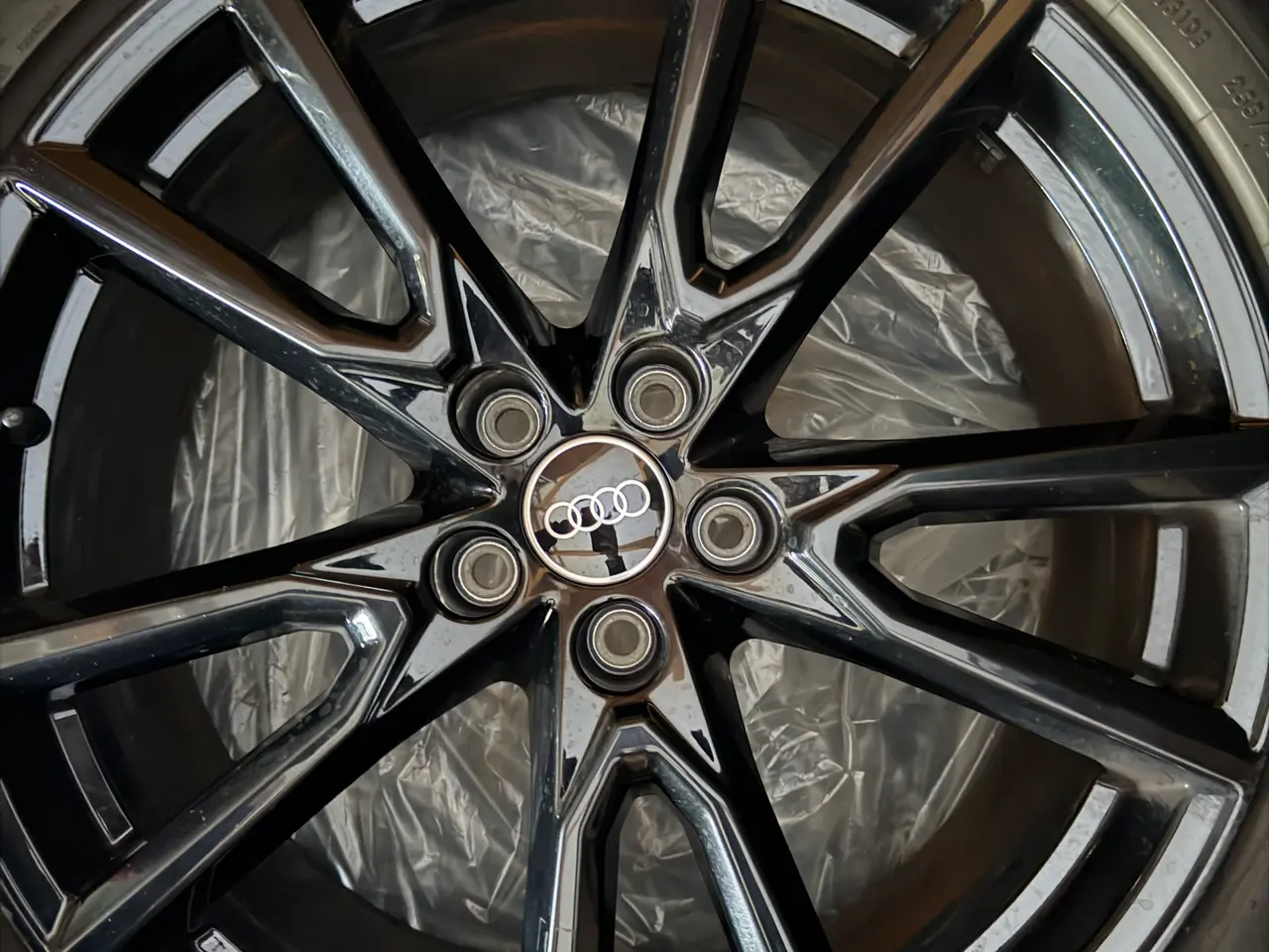 Billede 1 - Sorte originale 20" Audi aluminiumsfælge 10 eger
