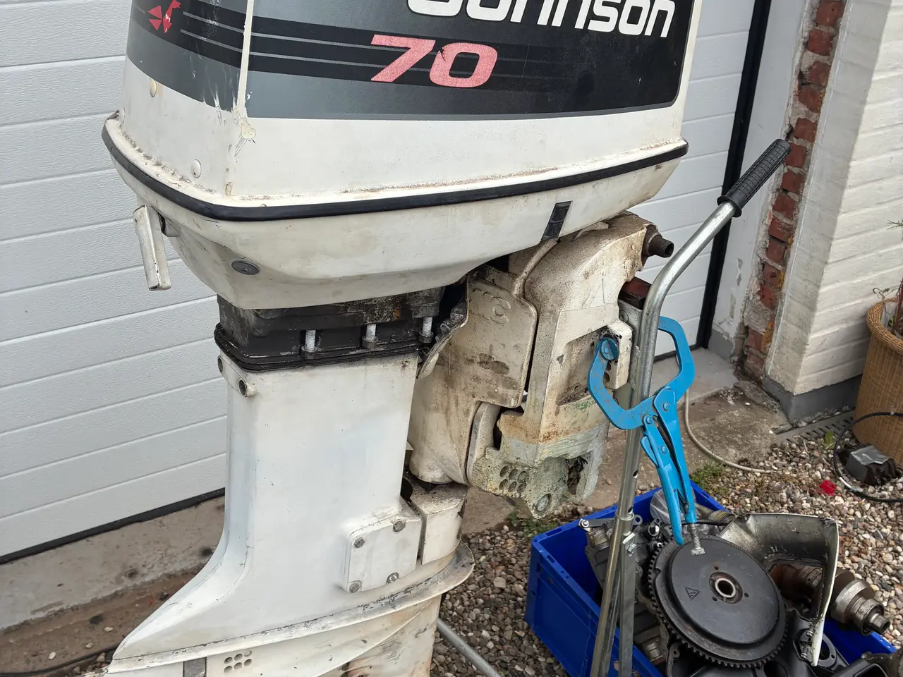 Billede 1 - Johnson 70 HK 3 cyl 2 takt til renovering/ dele