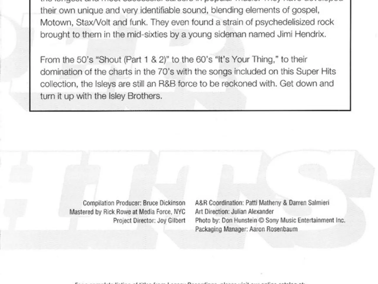 Billede 5 - The Isley Brothers – Super Hits – CD