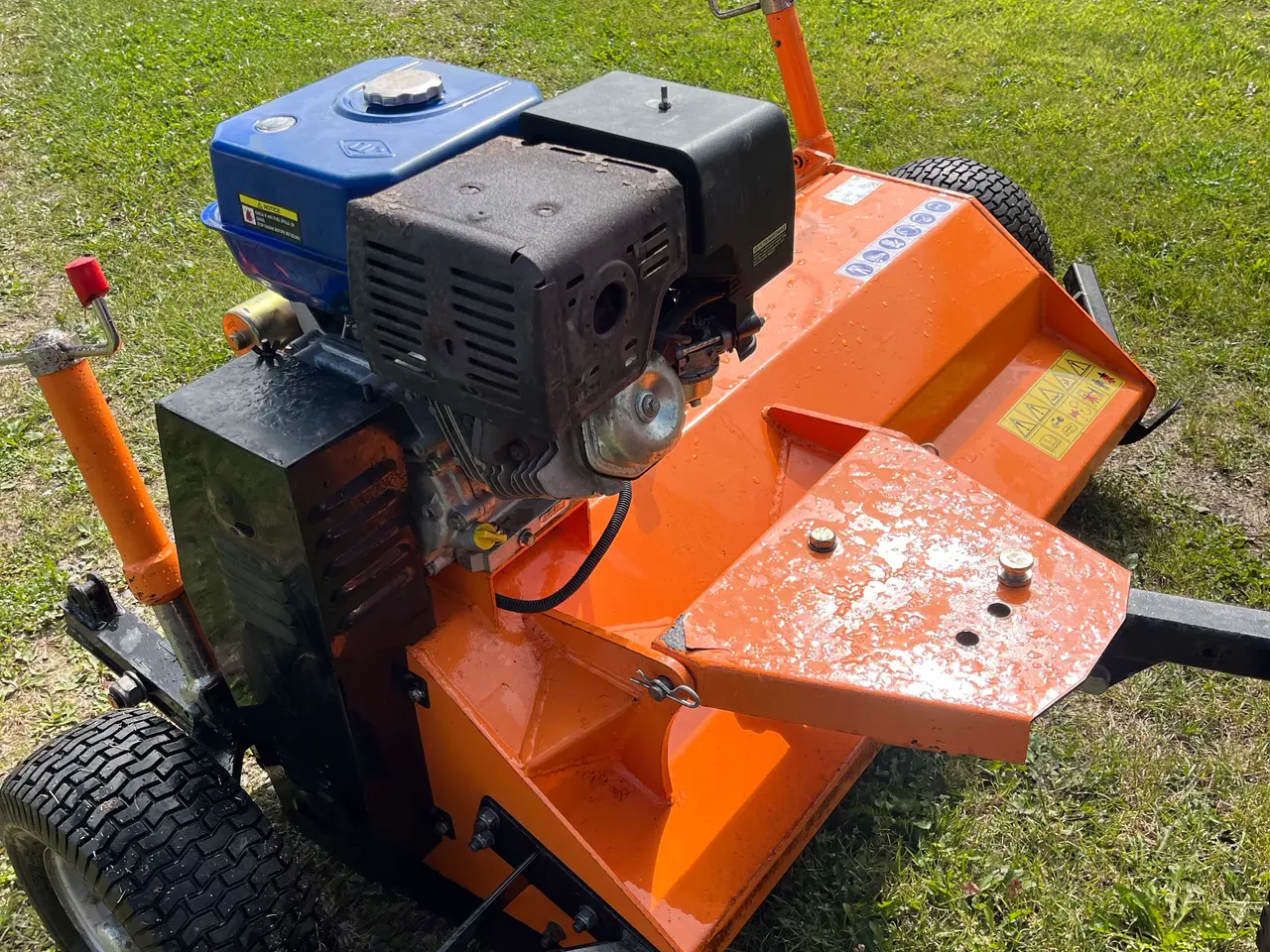 Billede 5 - Slagleklipper til ATV med elstart - 120 cm Slagle