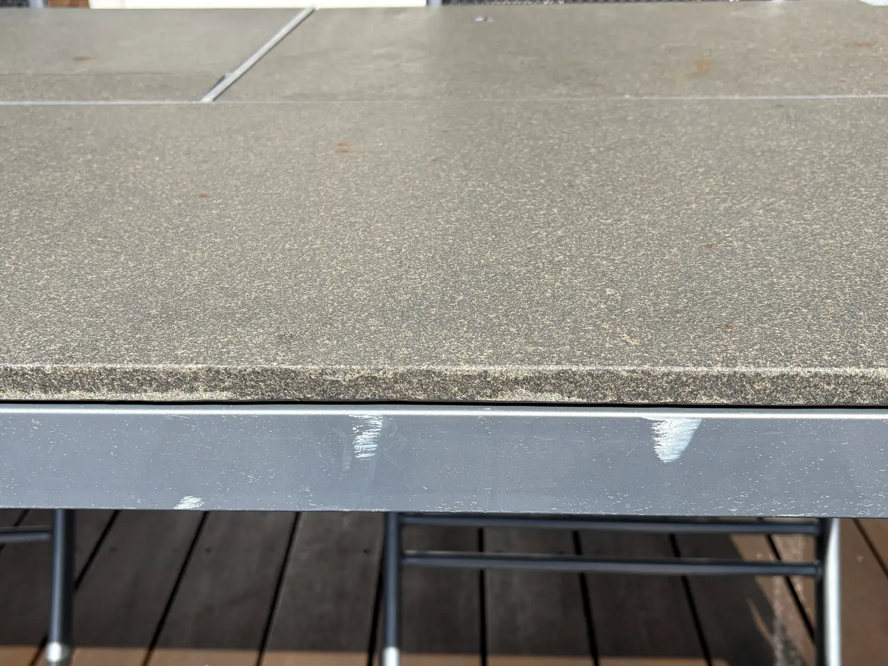 Billede 3 - Havebord med stenplader