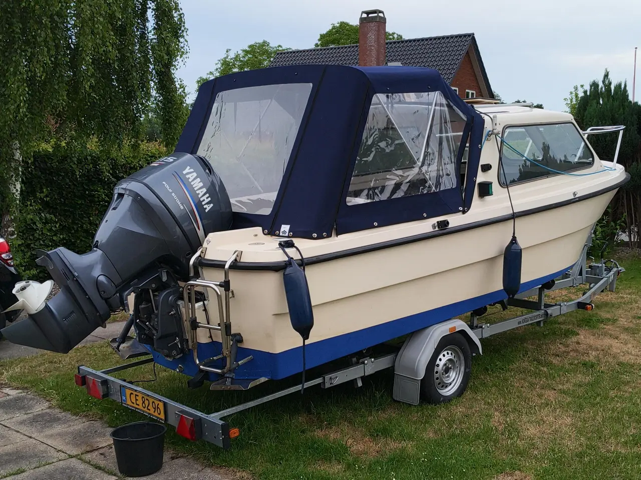 Billede 5 - JOFA WINTH 555 MED YAMAHA F115HK OG 1000KG BRENDER