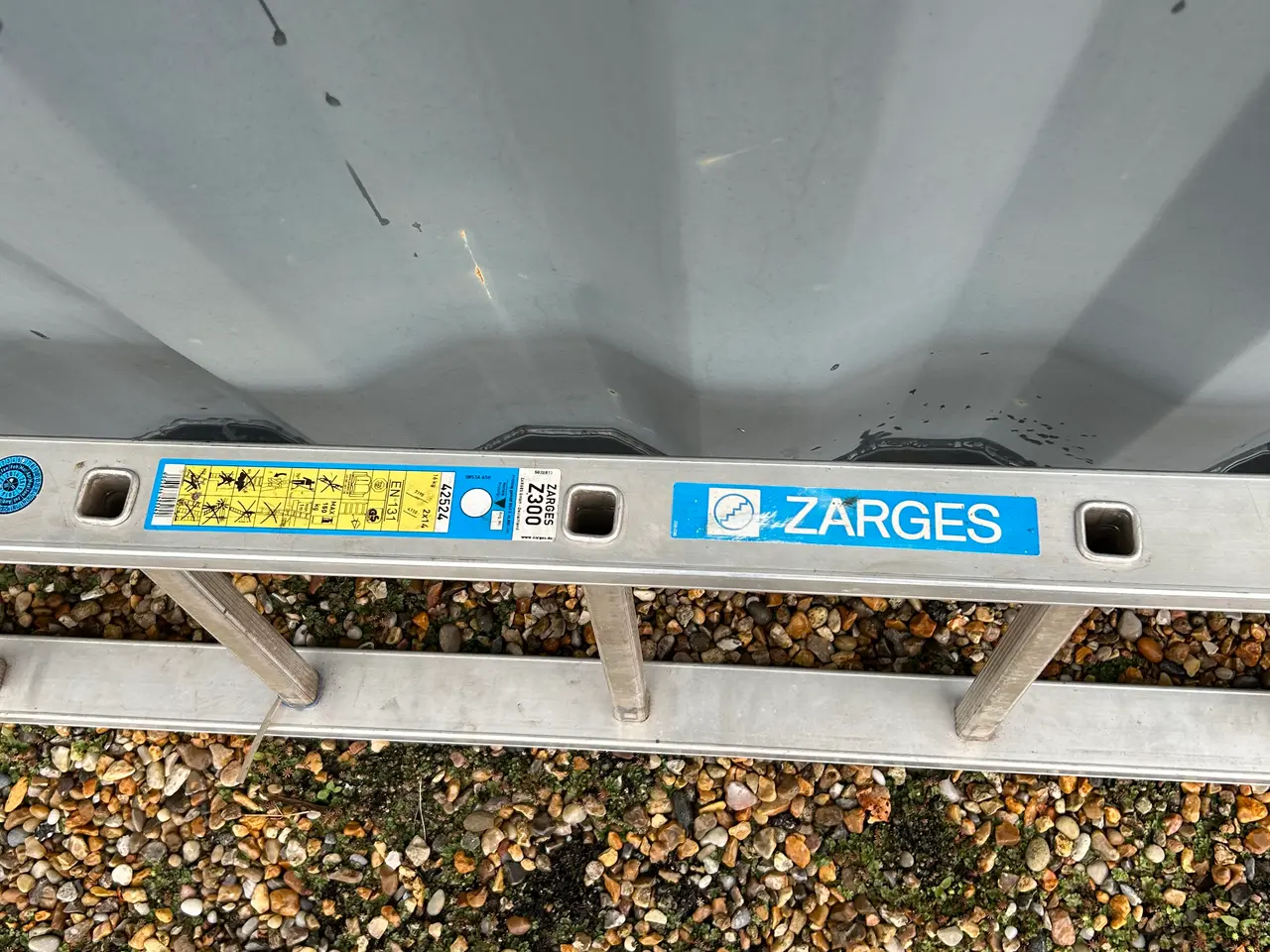 Billede 2 - Stige, Zarges Z300 2 delt, 7,2 m.