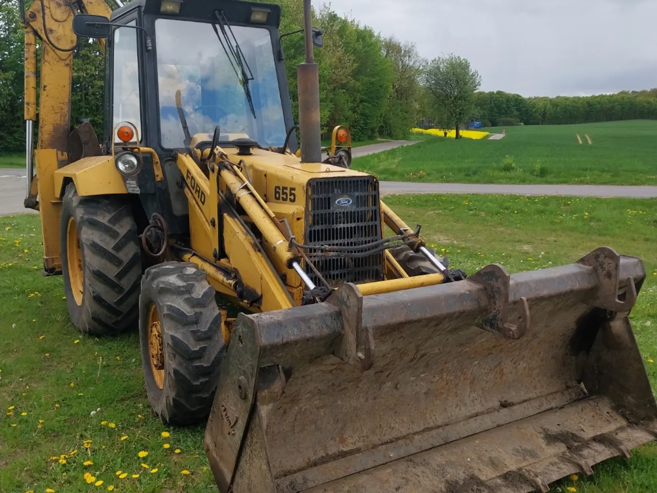 Billede 6 - Ford 655 4WD M. Skovle 