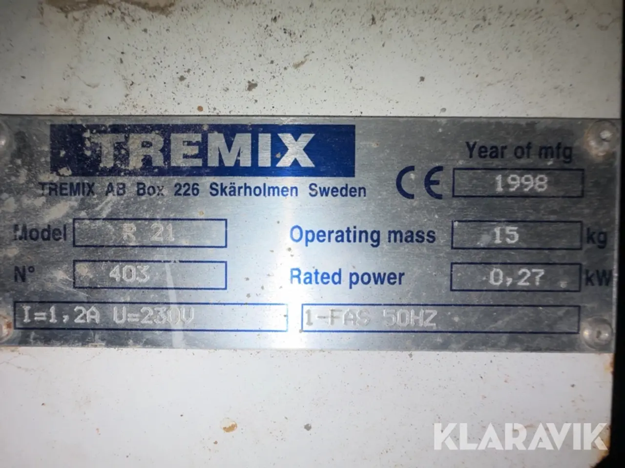 Billede 3 - Elektrisk betonjutte Trimix R 21