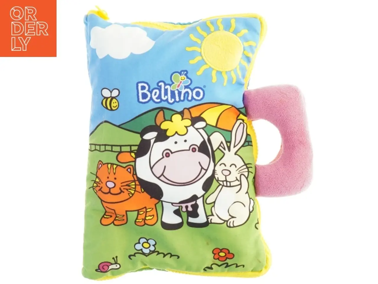 Billede 1 - Stofbog til babyer fra Bellino (str. 26x22 cm)
