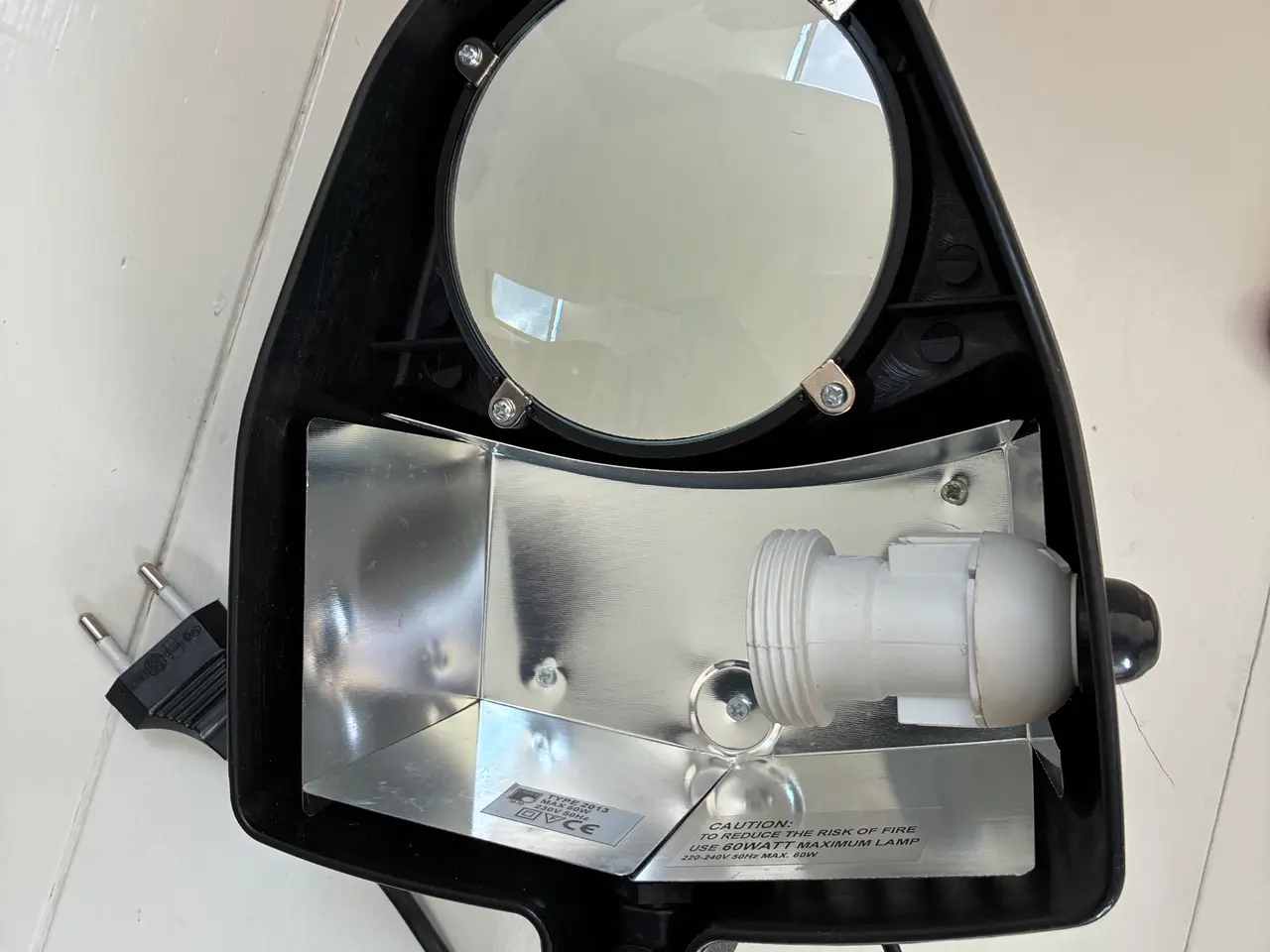 Billede 2 - Lampe med forstørrelses glas 