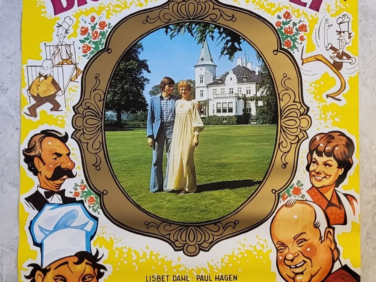 Billede 1 - Original filmplakat - Pigen og drømmeslottet