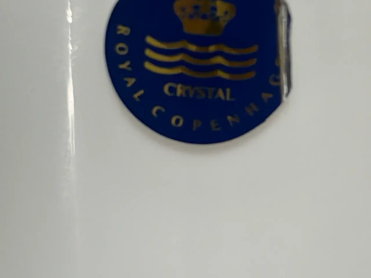 Billede 4 - Royal Copenhagen Crystal – Elegant hvid glasvase –