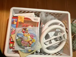Diverse Nintendo Wii spil, Kirby, Mario mm.