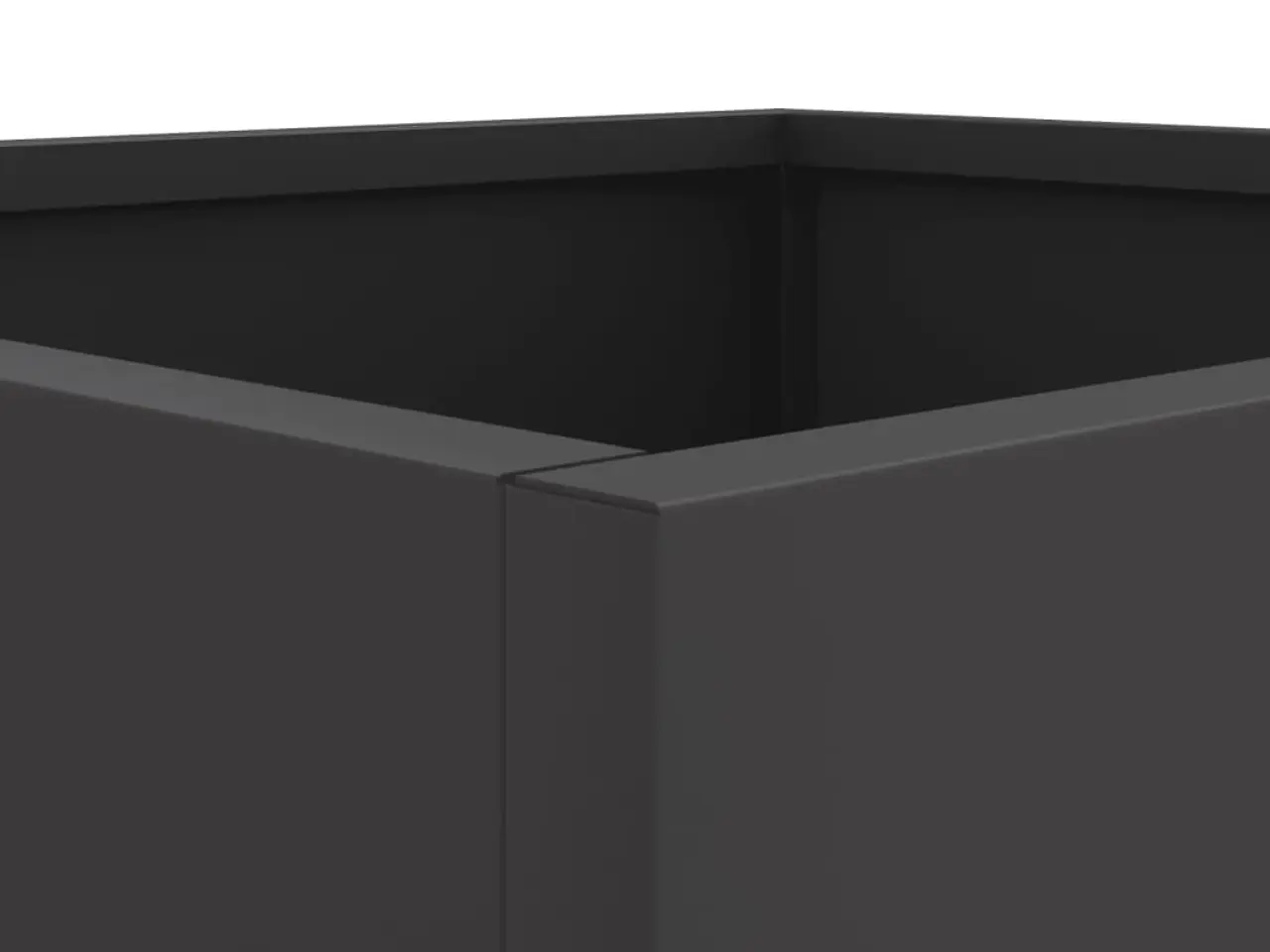 Billede 7 - Plantekasser i stål - 2 stk., 42 × 40 × 39 cm, sort