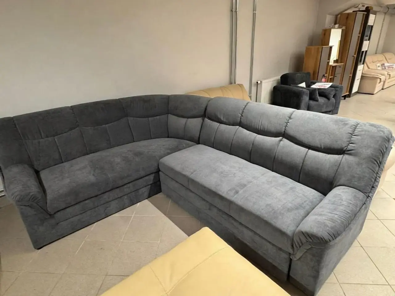 Billede 1 - Hjørnesofa grå stof