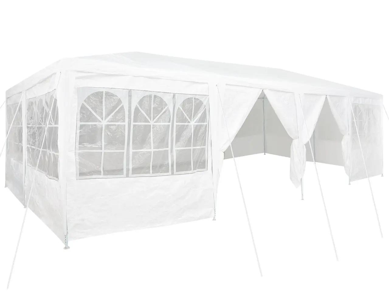 Billede 2 - Party Tent Hvid 800 x 400 x 266 cm Polyester og Stål
