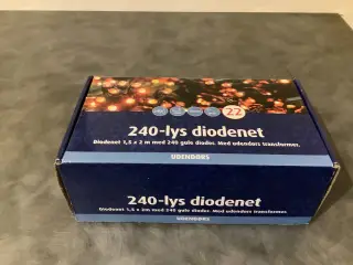 240-lys diodenet til udendørs