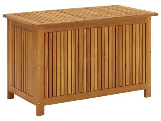 Opbevaringsboks til haven 90x50x58 cm massivt akacietræ
