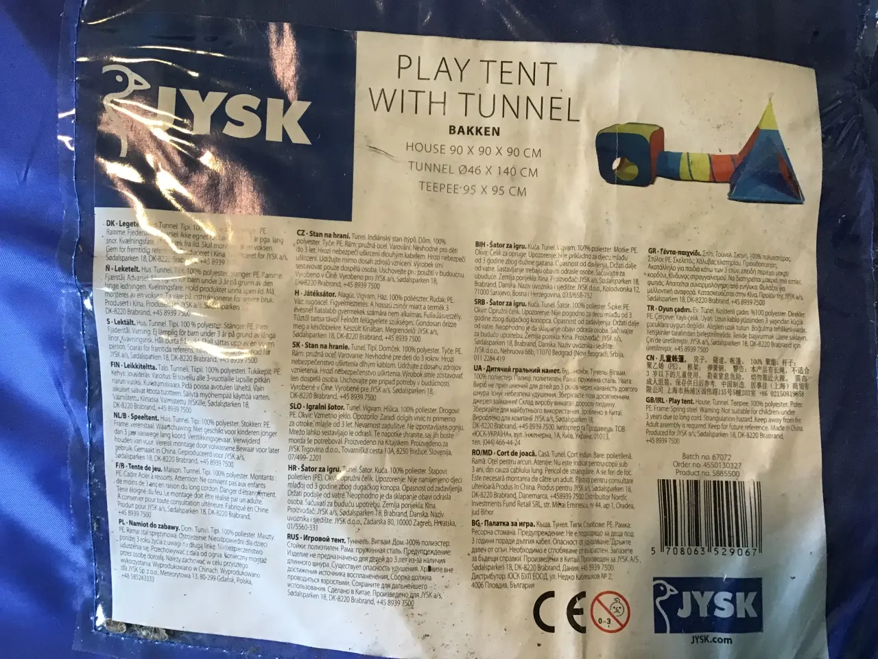 Billede 2 - Lege telt med lege tunnel til hunde